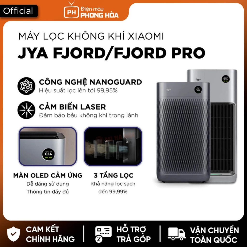 [Link hỏa tốc]-Máy lọc không khí Xiaomi Smartmi Jya Fjord /Jya Fjord Pro – Bảo hành 12 tháng