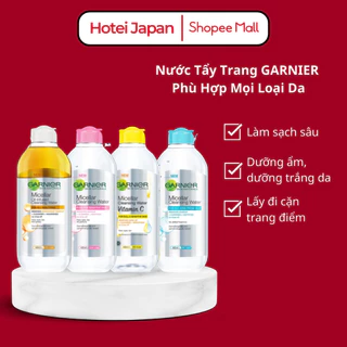 Nước Tẩy Trang Garnier Micellar Cleansing Water 400ml Làm Sạch Cho Mọi Loại Da