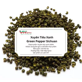 Xuyên Tiêu Xanh Túi 1Kg(Green Pepper Sichuan) Việt Hiệp