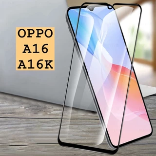 Miếng dán Oppo A16/ A16K cường lực Full màn hình cao cấp