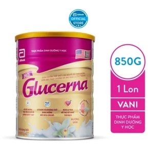 Sữa bột dành cho người bị tiểu đường Glucerna Abbott 850g date mới nhất