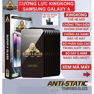 Kính cường lực Full màn KINGKONG Samsung A01 A02 A02s A03 A03s A04 A04s A10 A10s A11 A12 A14 A20 A20s A21s A22 4G.....