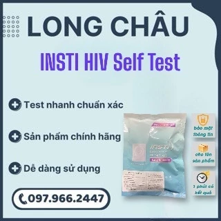 Bộ dụng cụ tự xét nghiệm HIV tại nhà - INSTI Self Test