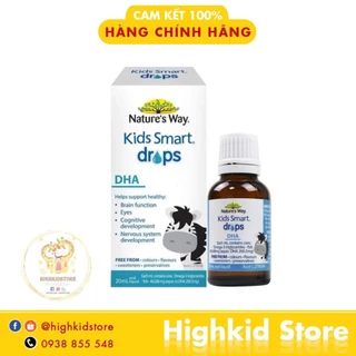 DHA Nature’s Way Kids Smart Drops dạng giọt bổ sung hàm lượng DHA cho bé