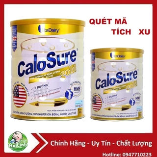 [Tích Điểm Đổi Qùa] Sữa Calosure gold ít đường hộp 900g ( Date 2026 )