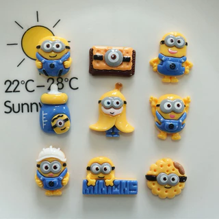 CHARM GẮN DÉP, TICKER GẮN DÉP chủ đề MINION nhựa cứng sẵn nút gài DÉP CROCS, CROSS, DÉP SỤC, dép Cá SẤU