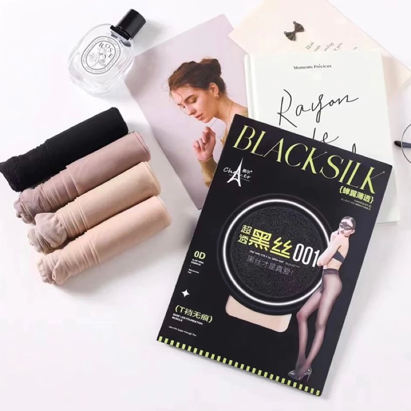 [ Siêu Phẩm 2026] Quần tất giấy da nữ BLACK SILK 6D siêu mỏng siêu dai trong suốt tàng hình qt1 LILIRIA
