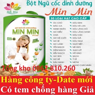 Bột ngũ cốc dinh dưỡng lợi sữa min min 30 vị hạt [500gram]