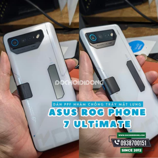 Miếng dán PPF Hydorgen Asus ROG Phone 7 Ultimate trong, nhám, đổi màu cao cấp