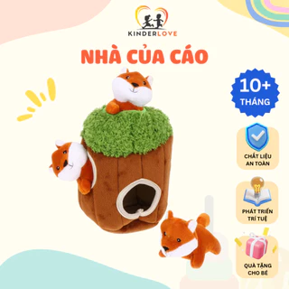 Đồ chơi giáo dục, Nhà của cáo cho bé từ 10 tháng tuổi, kích thích tư duy phân tích suy luận | KINDERLOVE