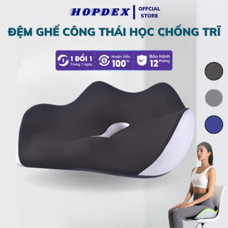 Đệm Ghế Văn Phòng Công Thái Học HOPDEX Chống Trĩ - Đau Xương Cụt Giảm Đau, Thâm Mông