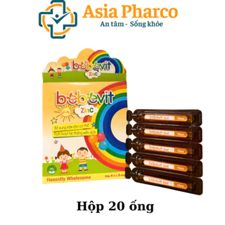 Siro Super Zin C bổ xung kẽm, vitamin và khoáng chất hỗ trợ tăng cường sức khỏe - Hộp 20 Ống