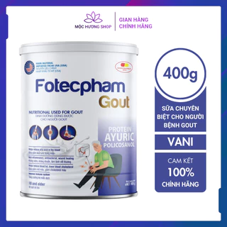 Sữa Bột Cho Người Bệnh Gout Fotecpham Gout Chính Hãng