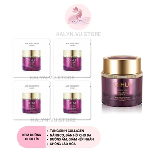 [1 gói] Kem Dưỡng Ohui Tím chống lão hóa bổ sung collagen mờ nếp nhăn cho làn da săn chắc - Ohui Age Recovery Cream 1ml