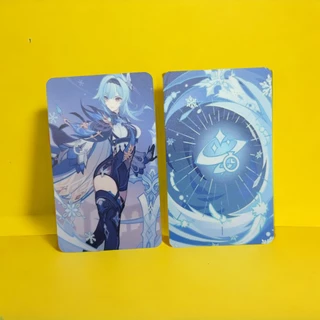 FREESHIP ⭐️ Thẻ Bài Genshin Impact - Nhân Vật Eula - Loại TCG - Cán Màng Chống Xước - Chất Liệu Giấy Cứng Giả Nhựa