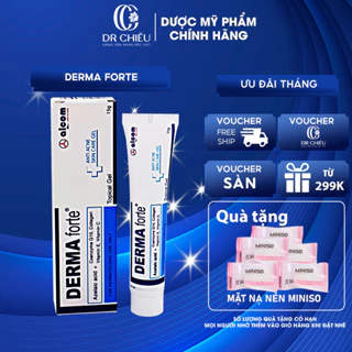 Derma Forte ⚜️FREESHIP⚜️ Kem hỗ trợ giảm mụn thâm và mụn sưng đỏ Derma Forte 15g