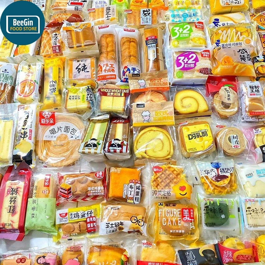 Sẵn 25 Bánh Mix Đài Loan Không Trùng Vị - BeeGin Food