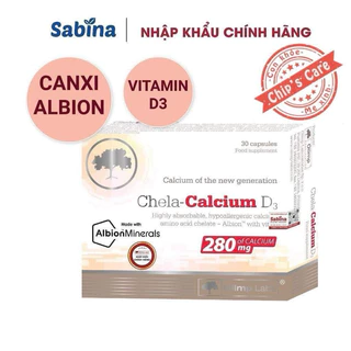 Canxi Chela Calcium D3 ( Olimp labs) Canxi cho bà bầu, bổ sung canxi và vitamin D3 36.6g hữu cơ