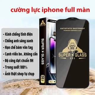 kính cường lực  iphone kinh công full màn