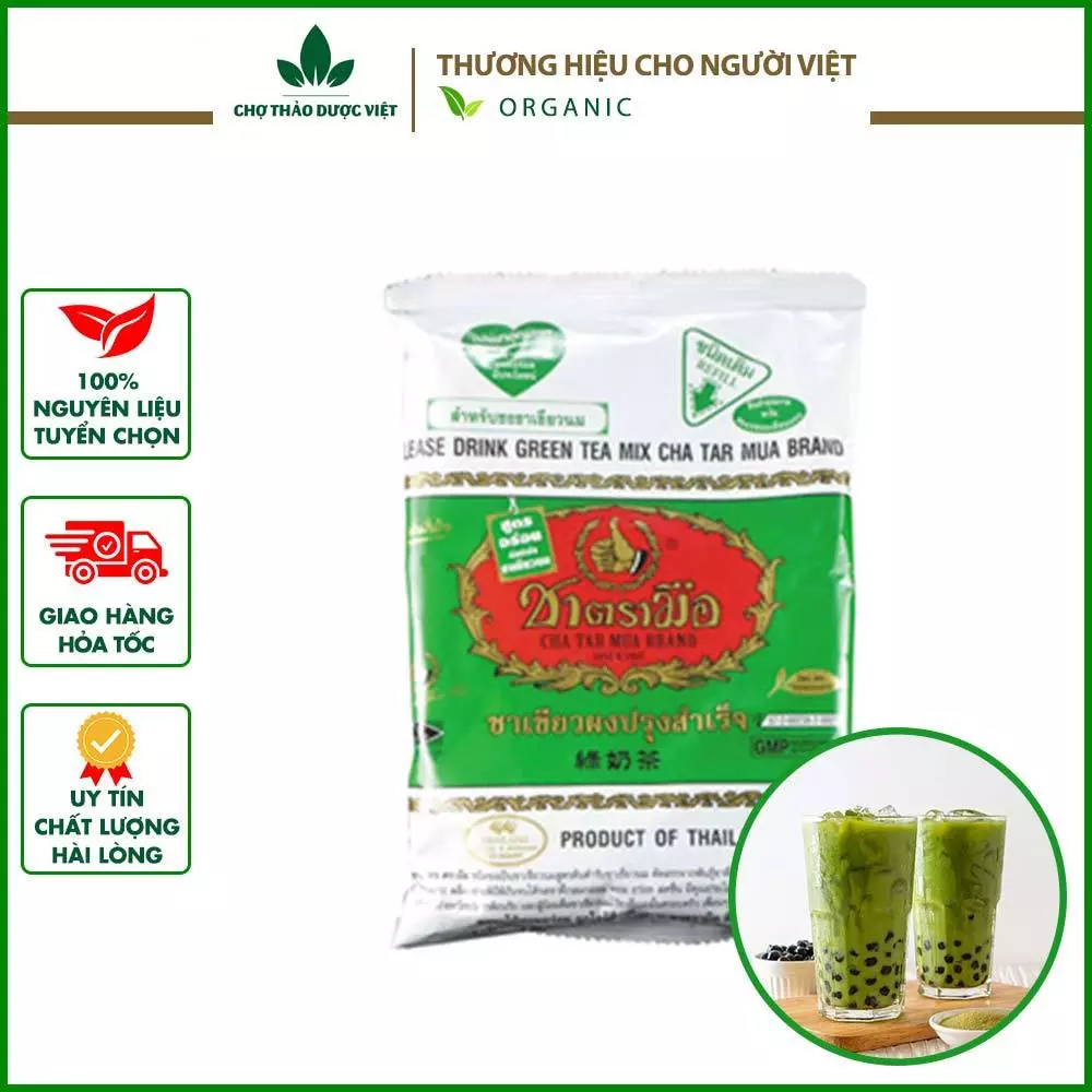 Trà xanh thái nguyên chất 100g và các set nguyên liệu nấu trà sữa tự chọn - Chợ Thảo Dược Việt