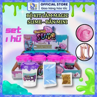 1 hũ Kit làm Magic Slime (tặng kèm kim tuyến và shaker tạo slime) đồ chơi phát triển trí tuệ Ok Play It!