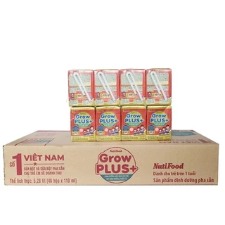 Lốc 4 hộp Sữa Bột pha sẵn GrowPlus+ Đỏ 110ml ( cho trẻ từ 1tuổi trở lên)