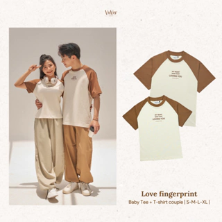 [IN TÊN THỦ CÔNG THEO YÊU CẦU] - Áo đôi Baby tee/T-Shirt - MY HEART- Áo unisex nam nữ - vuver.vn