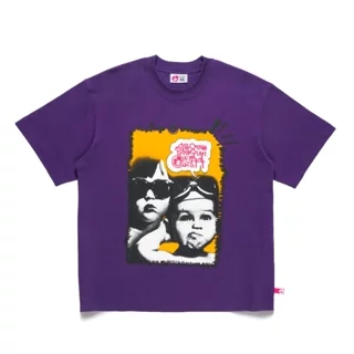 Áo Thun Poppop Kids Photo Print Tee Violet