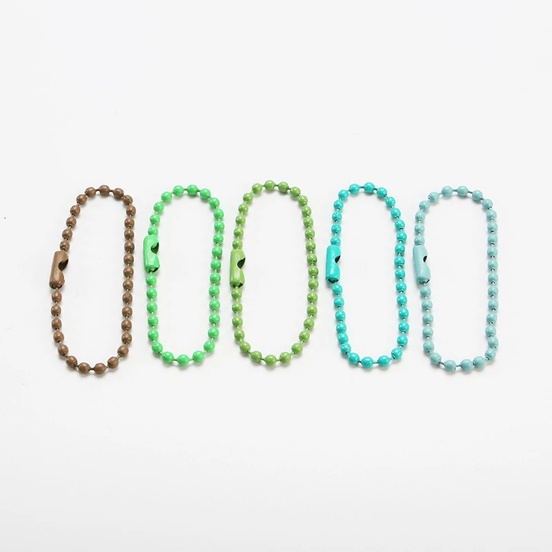 Dây móc Chuỗi Hạt Cườm Xỏ Lỗ SET 10 Bằng Sắt Làm Trang Sức Móc Khóa Đồ Handmade Thủ Công