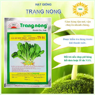 Hạt giống cải ngọt ăn non Nhật Trang Nông gói 20gr