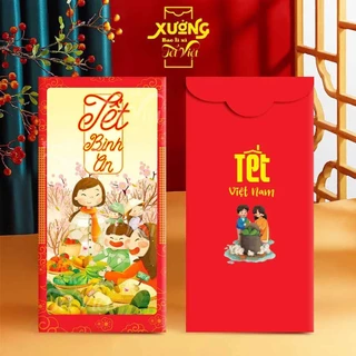 Bao Lì Xì Tết 2024 Lì Xì Gia Đình Sum Vầy Lì Xì Đoàn Viên Bao Lì Xì Rồng - BỐ KHỦNG LONG