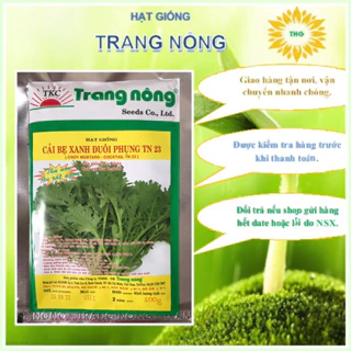 Hạt giống cải xanh đuôi phụng Trang Nông gói 100gr