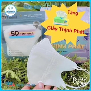 [500 Cái] Khẩu Trang 5D Thịnh Phát 3 Lớp Kháng Khuẩn,Chống Nắng,Chống Tia UV,Không Gây Đau Tai,Hàng Chính Hãng.