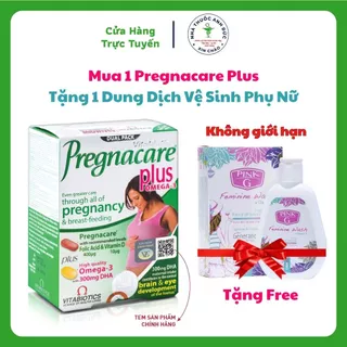 Vitamin tổng hợp bầu Preganacare plus bổ sung Omega 3 - Hộp 56 viên - NT Anh Đức