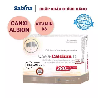 Canxi Chela Calcium D3 ( Olimp labs) Canxi cho bà bầu