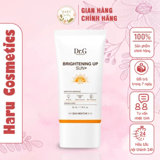 Kem Chống Nắng Dr.G Brightening Up Sun+ SPF50+ PA+++ Bảo Vệ Da Khỏi Bụi Mịn, Tia UV Hiệu Quả An Toàn Cho Da 50ml