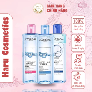 Nước Tẩy Trang L'Oreal Paris 3in1 Micellar Water Giúp Da Giữ Ẩm, Thông Thoáng Và Mềm Mượt 400ml