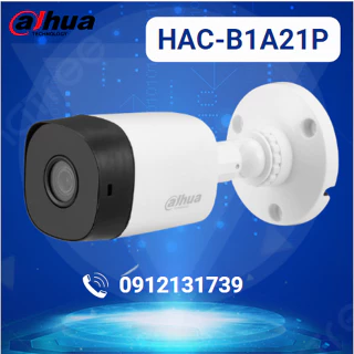 Camera giám sát DAHUA HAC-B1A21P /T1A21P HDCVI 2MP Tính năng chống ngược sáng,hình ảnh sắc nét,chống thấm nước- BH 24TH