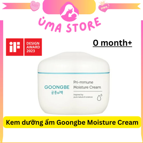 KEM DƯỠNG ẨM CHO BÉ GOONGBE MOISTURE CREAM 180ML HÀN QUỐC