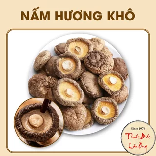 Nấm hương 500g (Nấm quý nấu canh, lẩu nấm, nấm dưỡng sinh, phục hồi sức khỏe) - Thuốc bắc lãn ông