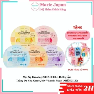 Mặt Nạ Banobagi STEM CELL Dưỡng Ẩm Trắng Da Vita Genic Jelly Vitamin Mask (MIẾNG LẺ)