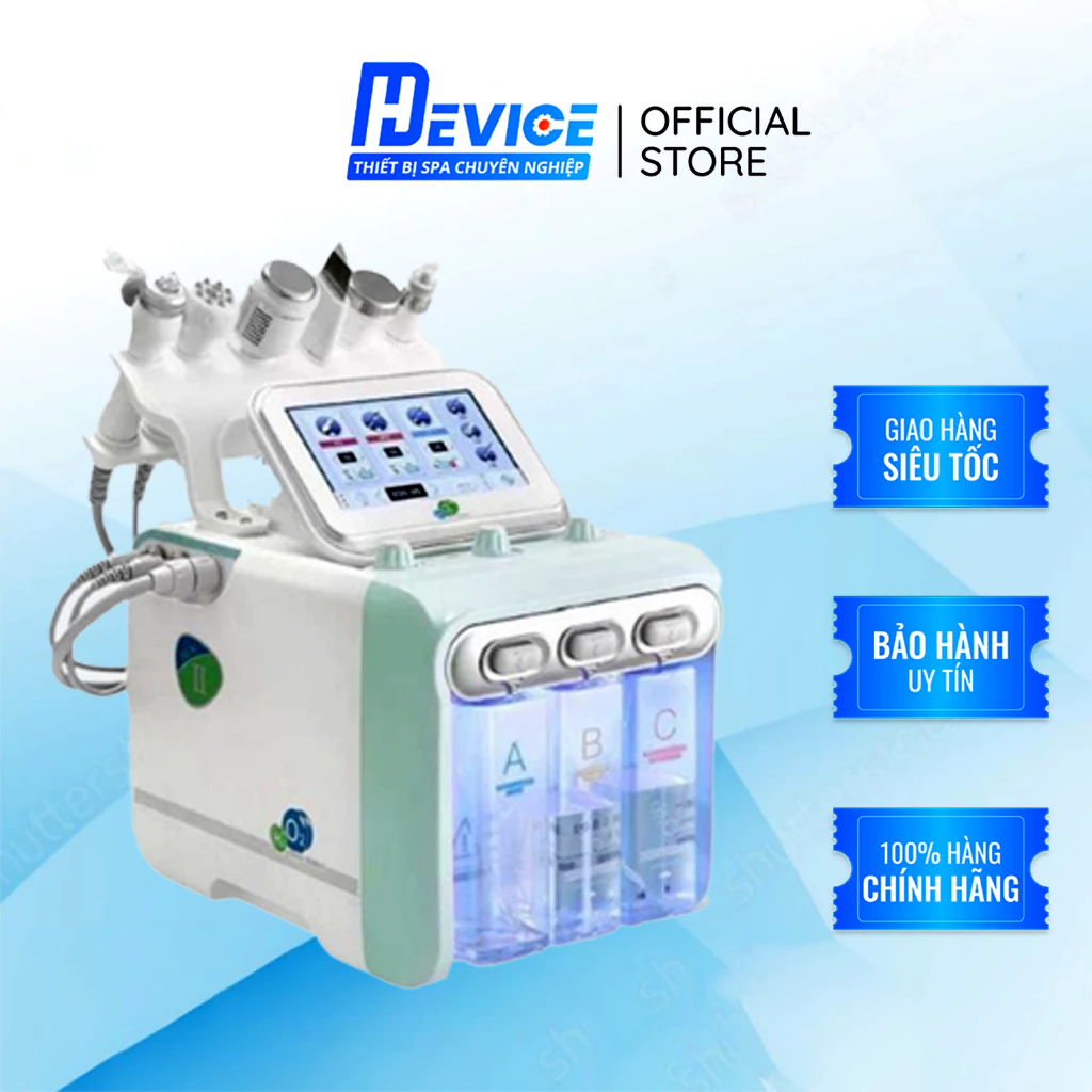 [CHÍNH HÃNG] Máy Chăm Sóc Da Đa Chức Năng 6in1 H2O2 HDEVICE Hiệu Quả Chất Lượng