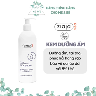 Nhũ tương dưỡng ẩm body Ziaja Med Mocznik 5% urê 400ml