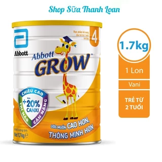 [HSD T9-2026] Sữa Bột Abbott Grow 4 1.7Kg.