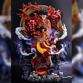 Mô Hình Luffy gear 4 king Fado trên Onigashima siêu đẹp cao 33cm Kèm LED - ASL Store Mô Hình One Piece