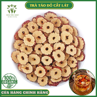 ✅[HÀNG LOẠI 1] Táo Đỏ Cắt Lát Sấy Khô 100gr Đều Và Đẹp,Nấu Chè, Pha Trà Tốt Cho Sức Khỏe