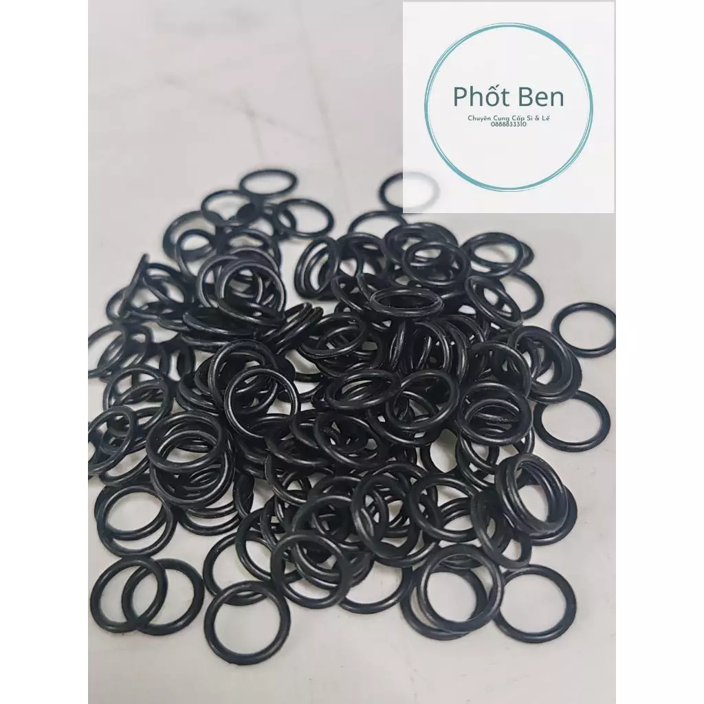 Ron cao su dày 2mm loại mềm, ID 70 -> 98 mm (10pcs)