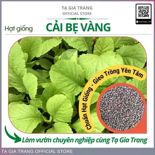 Hạt giống cải bẹ vàng - Shop hạt giống Tạ Gia Trang