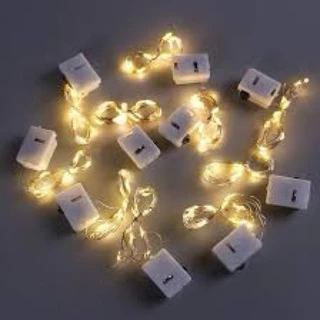 Dây đèn led trang trí fairylight đom đóm có sẵn pin dài 1m-2m