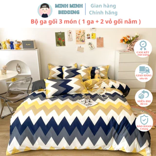 Ga Giường và 2 vỏ gối cotton poly cao cấp hàng tại xưởng mẫu mã đa dạng được chọn mẫu - MinhMinh Bedding